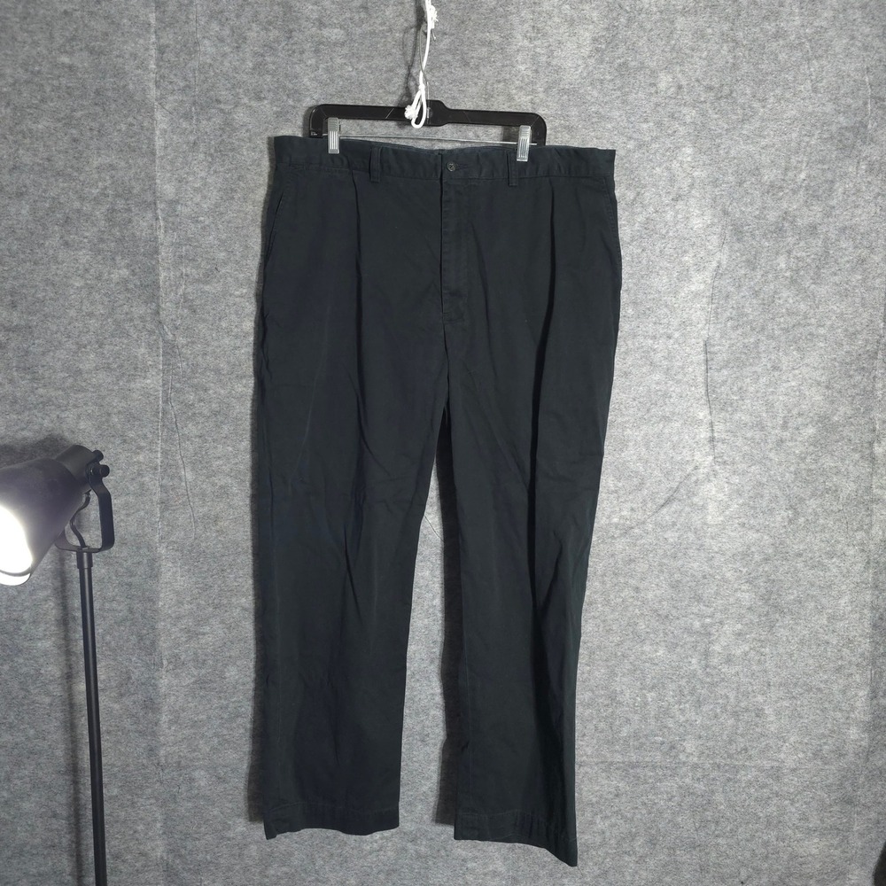 Polo Ralph Lauren Prospect Pant Mens 40x29 Black Cotton Chino Straight Trousers